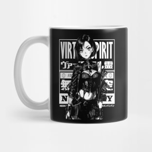 Cyberpunk Girl Goth Japanese Fashion #4 Mug